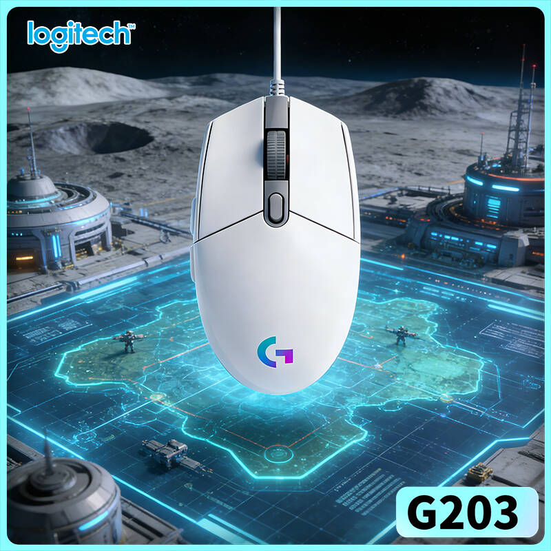 Logitech Mouse G203 - Mysz gamingowa Logitech G203 LIGHTSYNC, czujnik