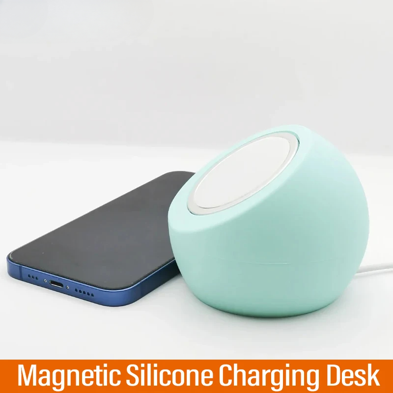 Desk Setup Apple - Magnetyczne bezprzewodowe ładowanie biurko w kształcie