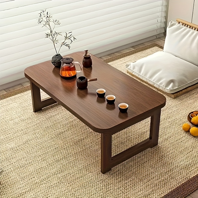 Desk Setup Wood - Składany Przenośny Stolik Boczny Bambusowa Płyta