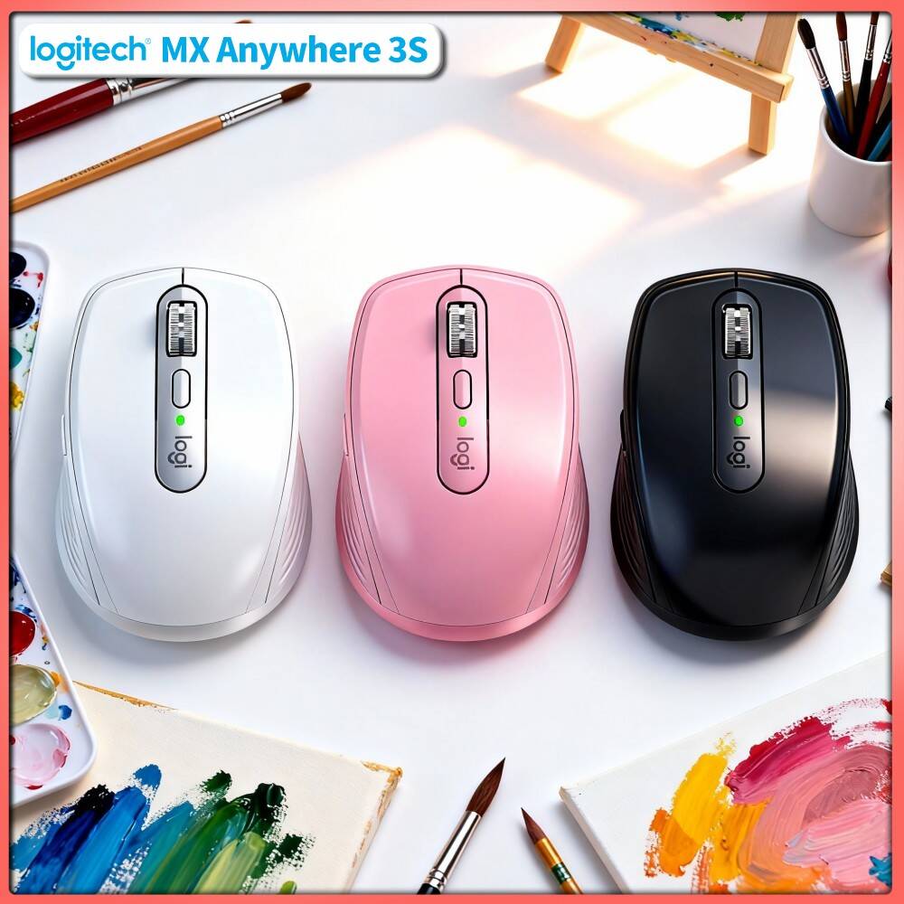 Desk Setup Books - Mysz Premium MX Anywhere 3S -