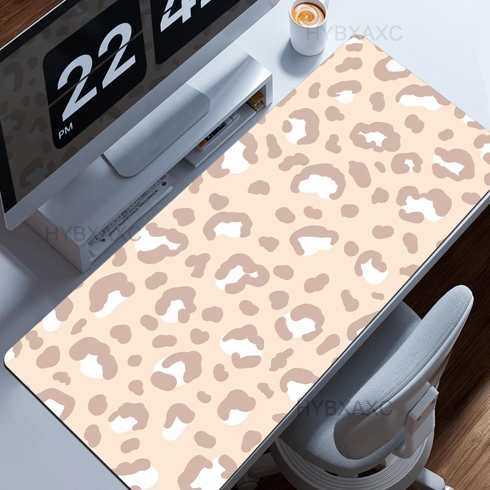 Desk Setup Brown - Podkładka pod klawiaturę i mysz XXL