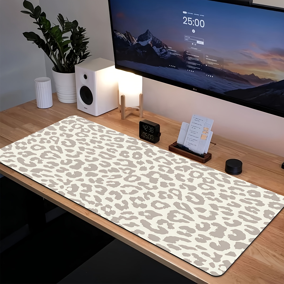Desk Setup Brown - Podkładka pod klawiaturę i mysz XL/XXL