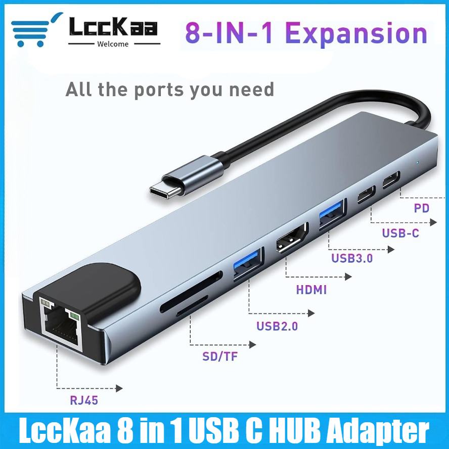 Desk Setup Usb Hub - Hub USB C 8/7 w 1