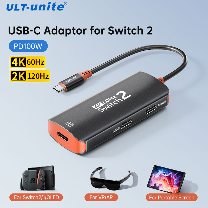 Desk Setup Usb Hub - Hub USB-C 4K60Hz do Nintendo Switch