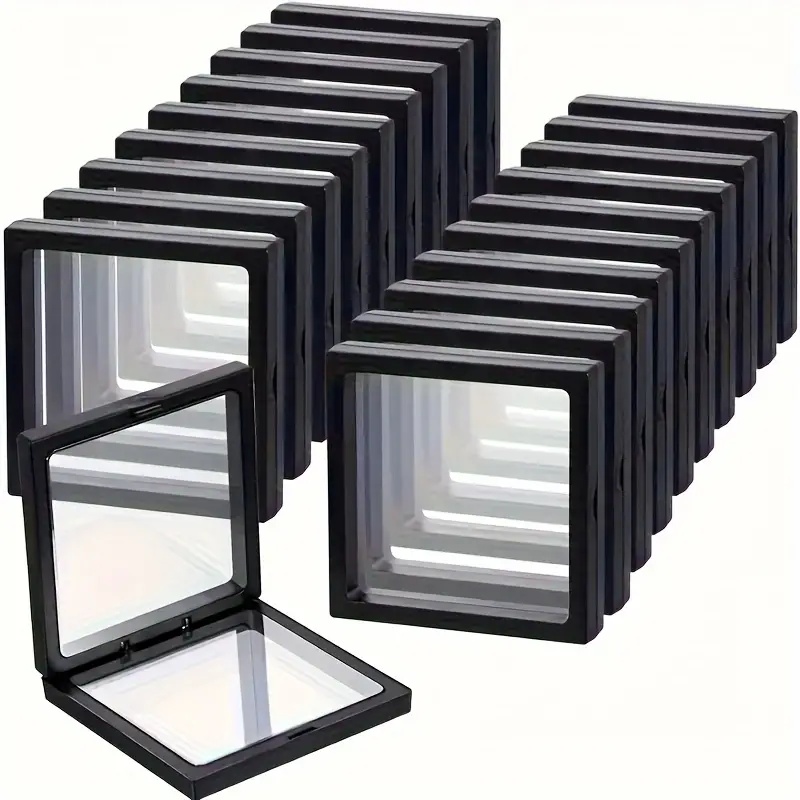 Cable Box Organizer - 20 szt. Przezroczyste etui ekspozycyjne 3D