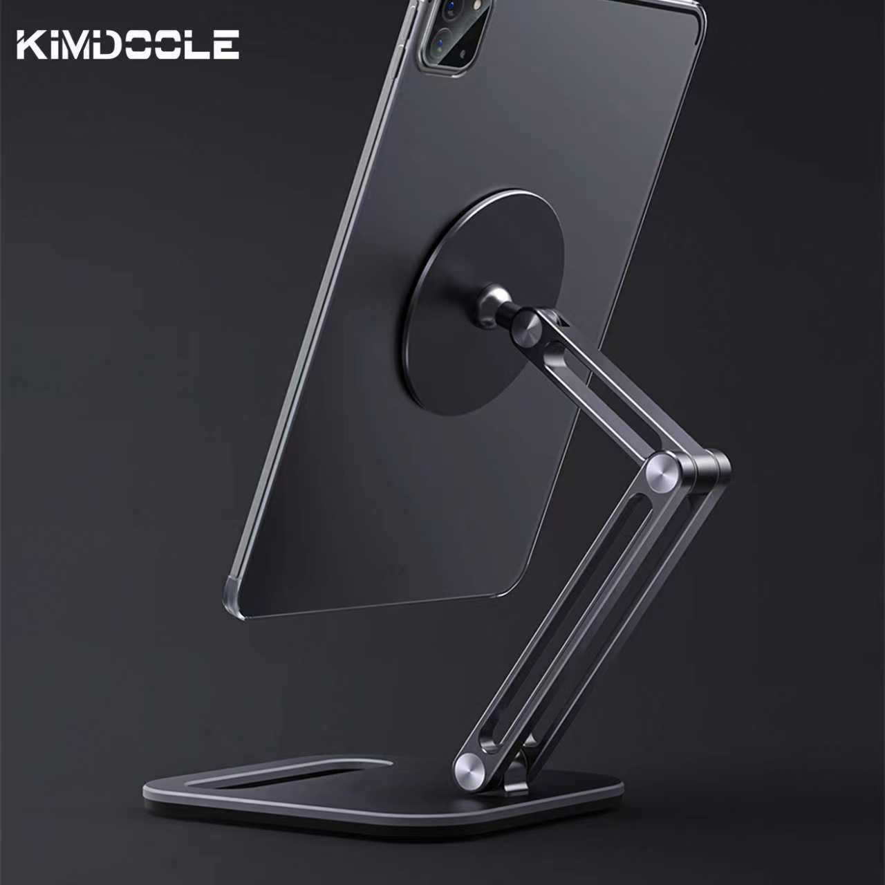 Desk Setup Apple - Kimdoole Metalowy Magnetyczny Uchwyt na Tablet