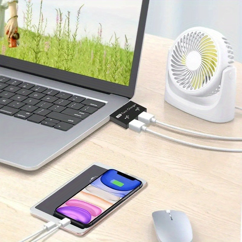Rozdzielacz USB2.0 1 męski na  – Desk Setup Usb Hub recenzja i cena
