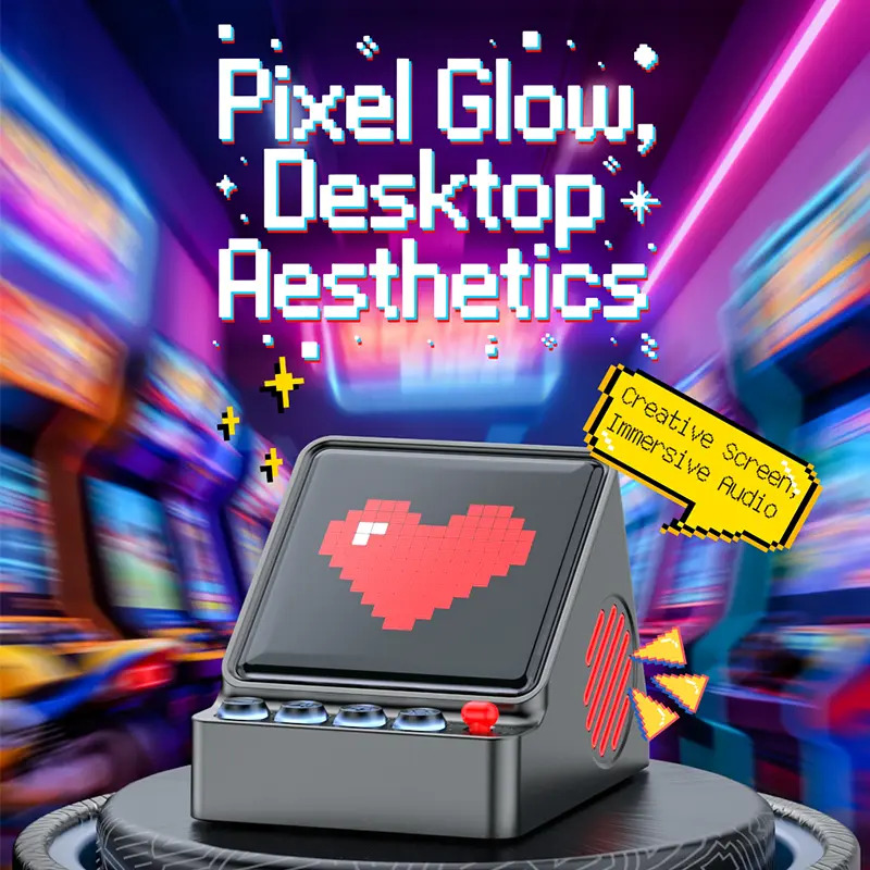 Przenośny głośnik LED z progra – Desk Setup Diy recenzja i cena