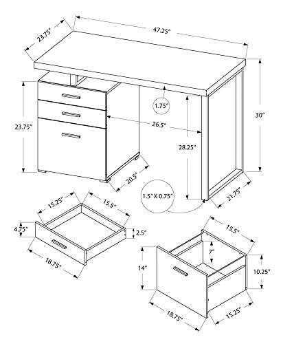 I 7646 Biurko komputerowe, do  – Work Desk Home Setup recenzja i cena