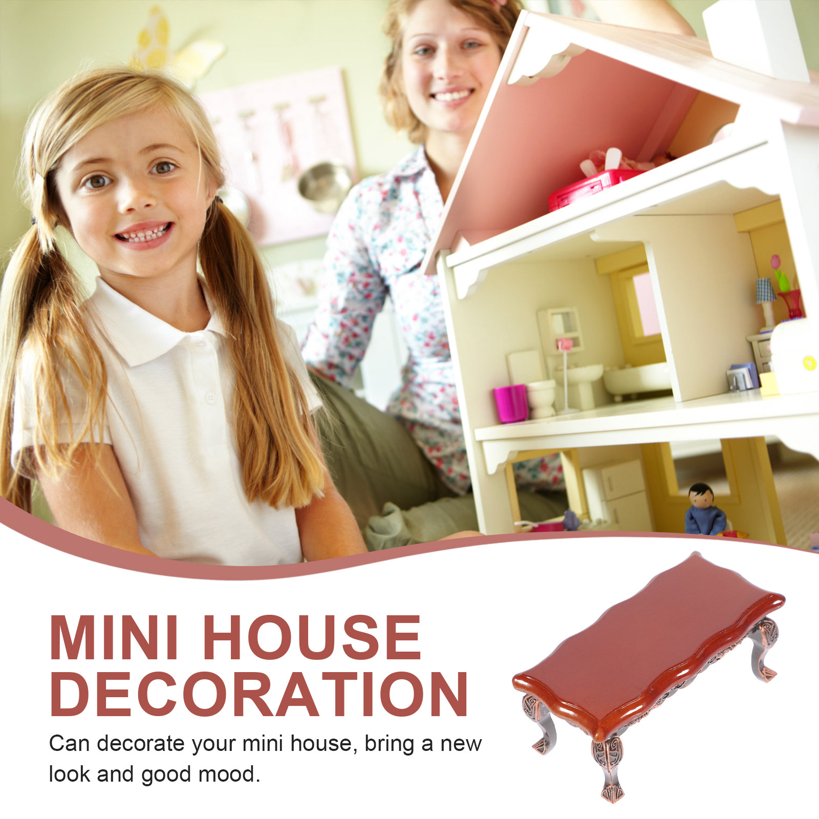 Miniaturowy prostokątny drewni – Desk Setup Wood recenzja i cena
