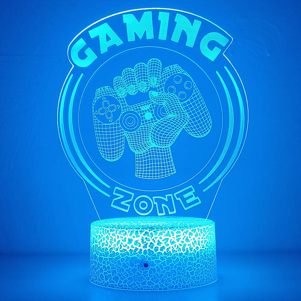 Lampka nocna 3D Pokój do gier  – Desk Setup Diy recenzja i cena