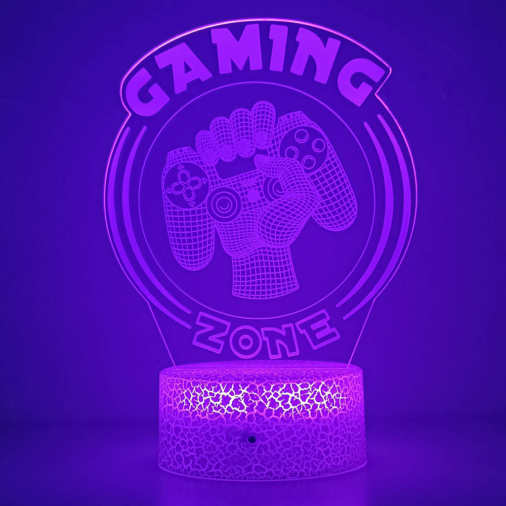 Lampka nocna 3D Pokój do gier  – Desk Setup Diy recenzja i cena