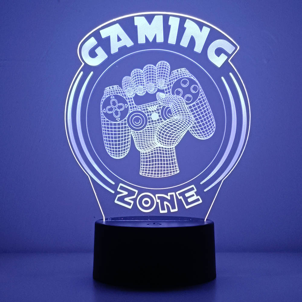 Lampka nocna 3D Pokój do gier  – Desk Setup Diy recenzja i cena