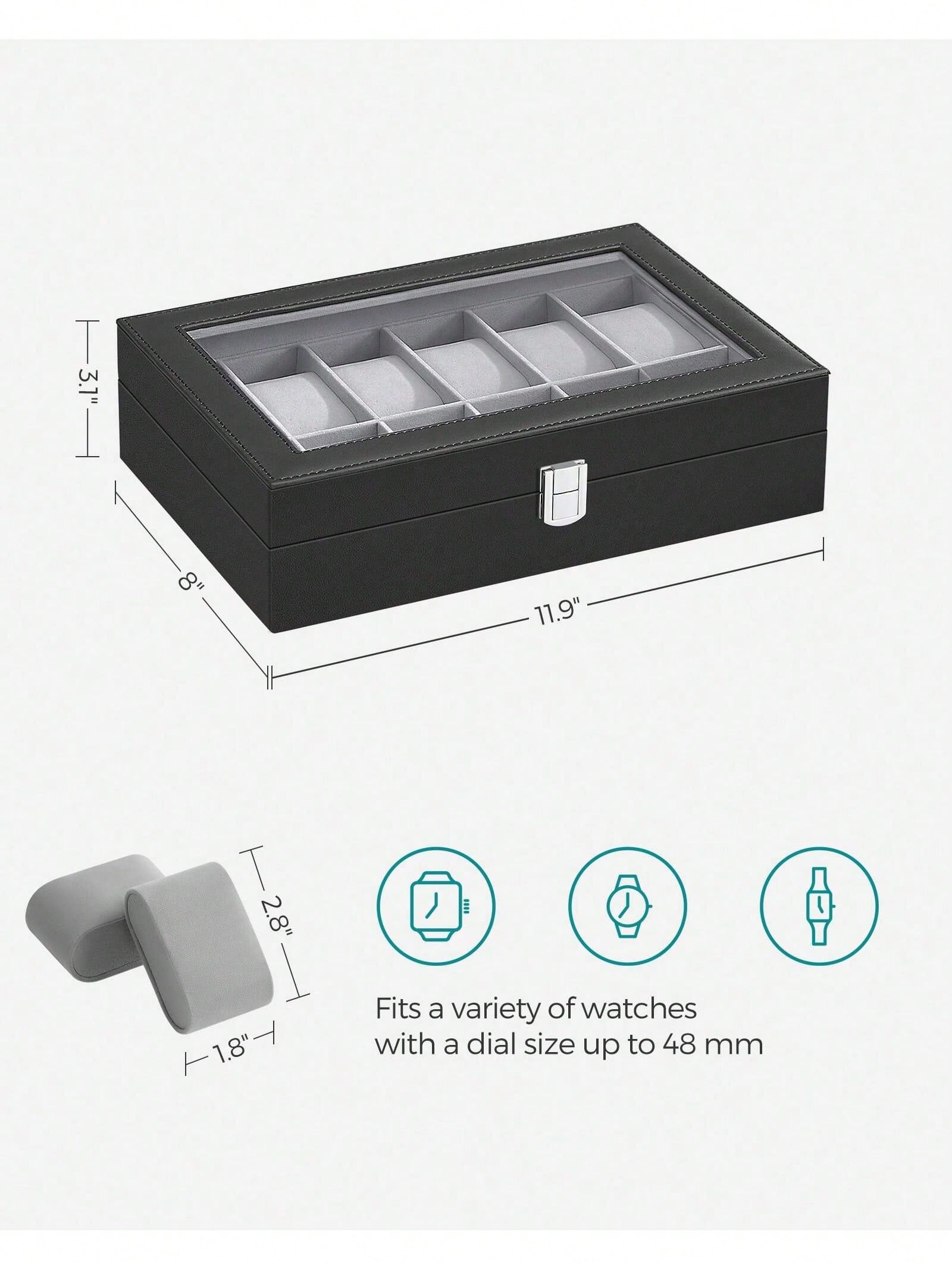 Pudełko na zegarki z 12 przegr – Cable Box Organizer recenzja i cena