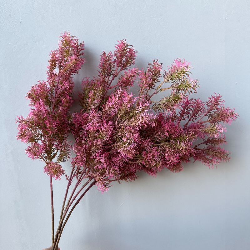 Sztuczne kolorowe gałęzie sosn – Desk Setup Plants recenzja i cena