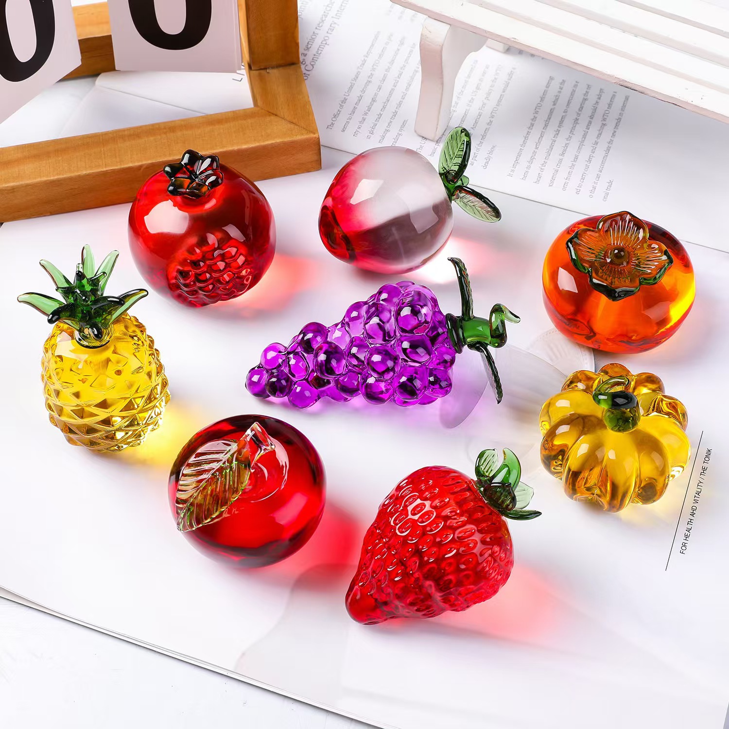 Kryształowy obciążnik na papie – Desk Setup Plants recenzja i cena