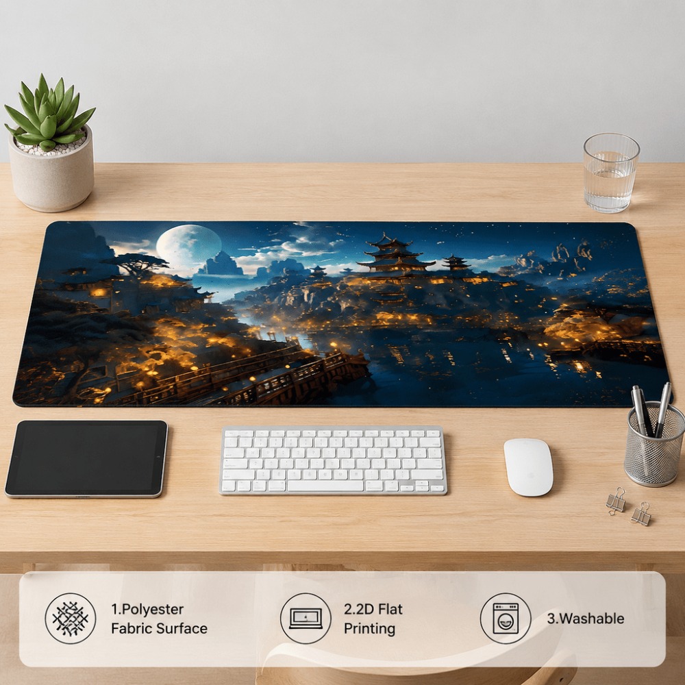 Oryginalna, fantazyjna mata na – Work Desk Home Setup recenzja i cena