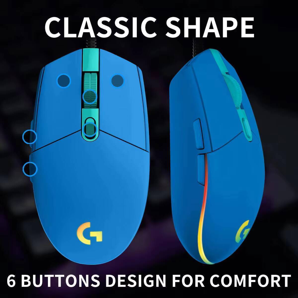 Mysz przewodowa Logitech G203  – Logitech Mouse G203 recenzja i cena