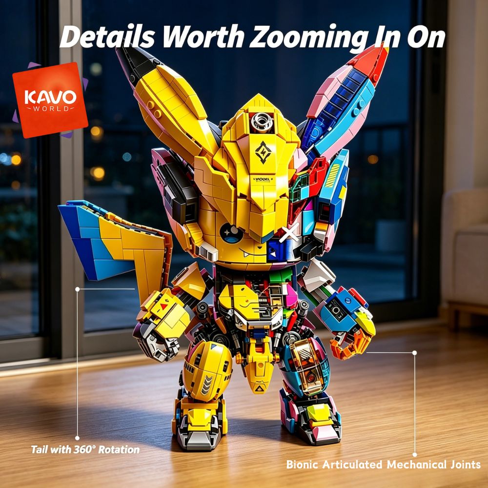 KAVOWORLD 1505 elementów Mecha – Desk Setup Build recenzja i cena