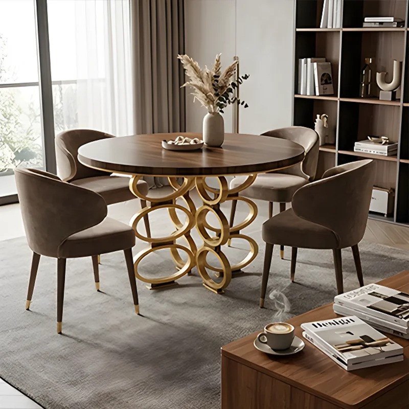 Luksusowy Okrągły Stół do Jada – Desk Setup Wood recenzja i cena