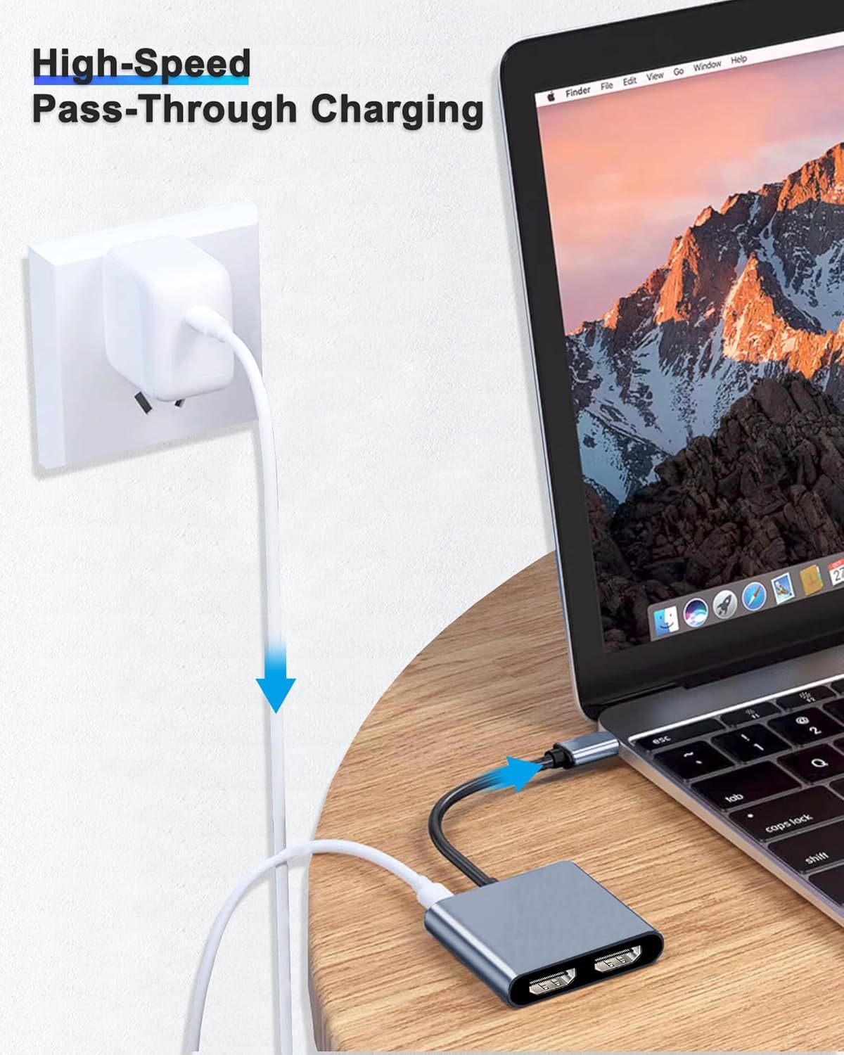 Adapter USB C do podwójnego wy – Desk Setup Usb Hub recenzja i cena