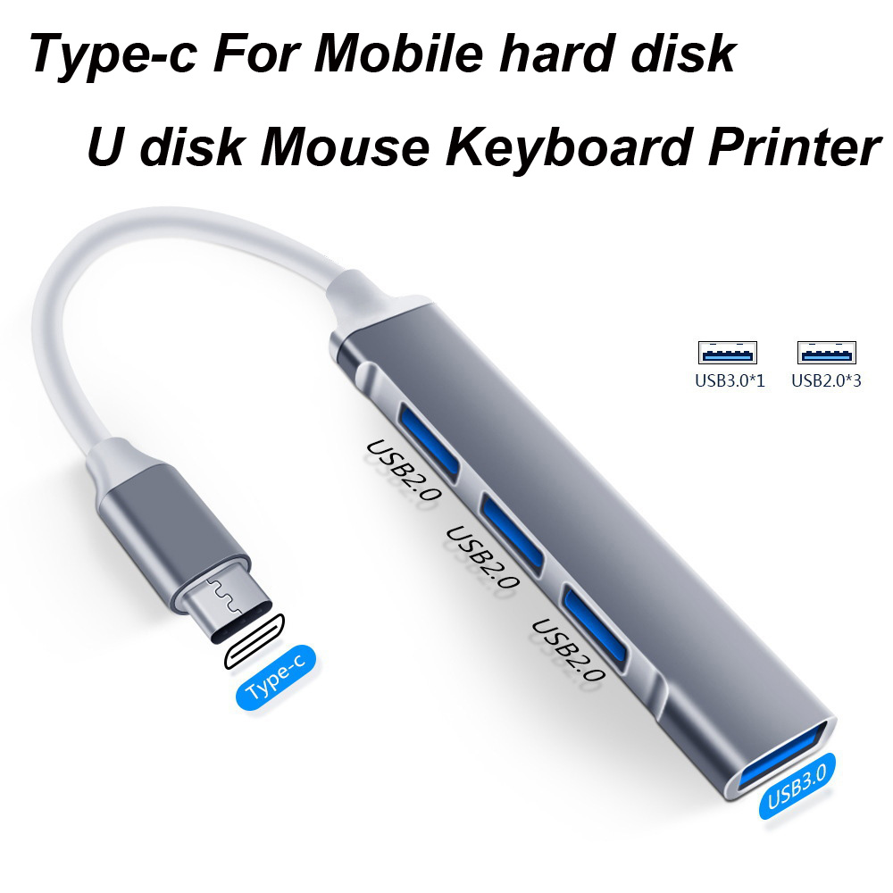 Hub USB 3.0 TYPE-C 3.1 z 4 por – Desk Setup Usb Hub recenzja i cena