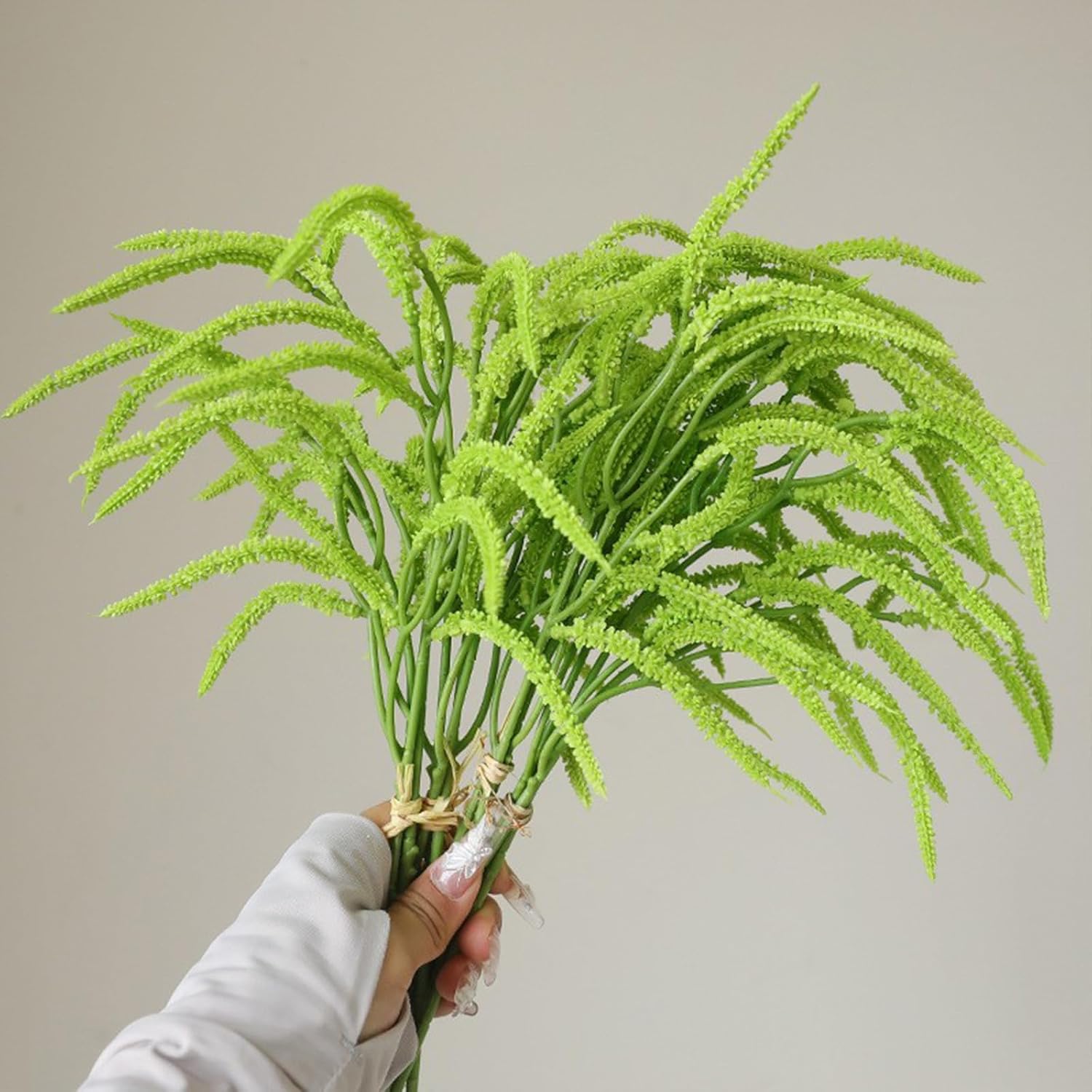 Sztuczne rośliny, puszysta pal – Desk Setup Plants recenzja i cena