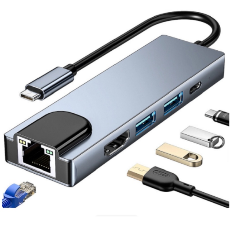 Wielofunkcyjna stacja dokująca – Desk Setup Usb Hub recenzja i cena