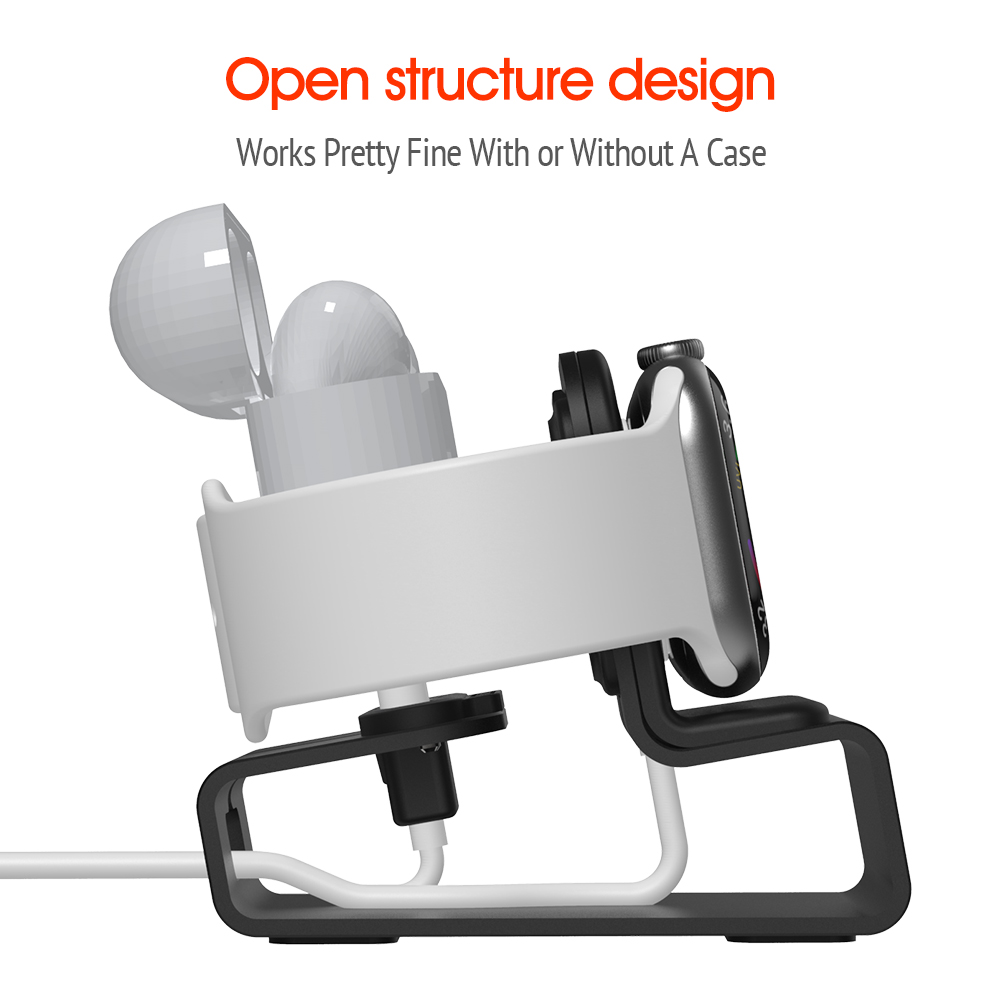 Aluminiowa podstawka ładująca  – Desk Setup Apple recenzja i cena