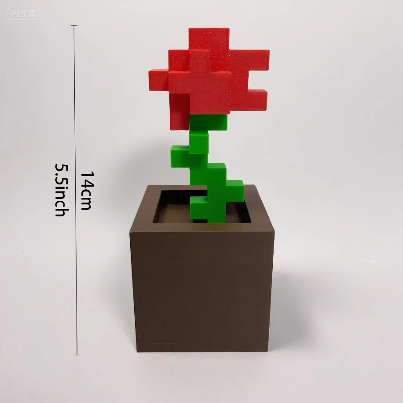 1 sztuka ozdoby w kształcie ró – Desk Setup Plants recenzja i cena