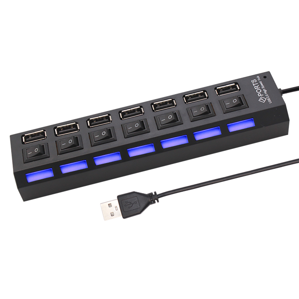 Rozdzielacz USB 2.0 z 7 portam – Desk Setup Usb Hub recenzja i cena