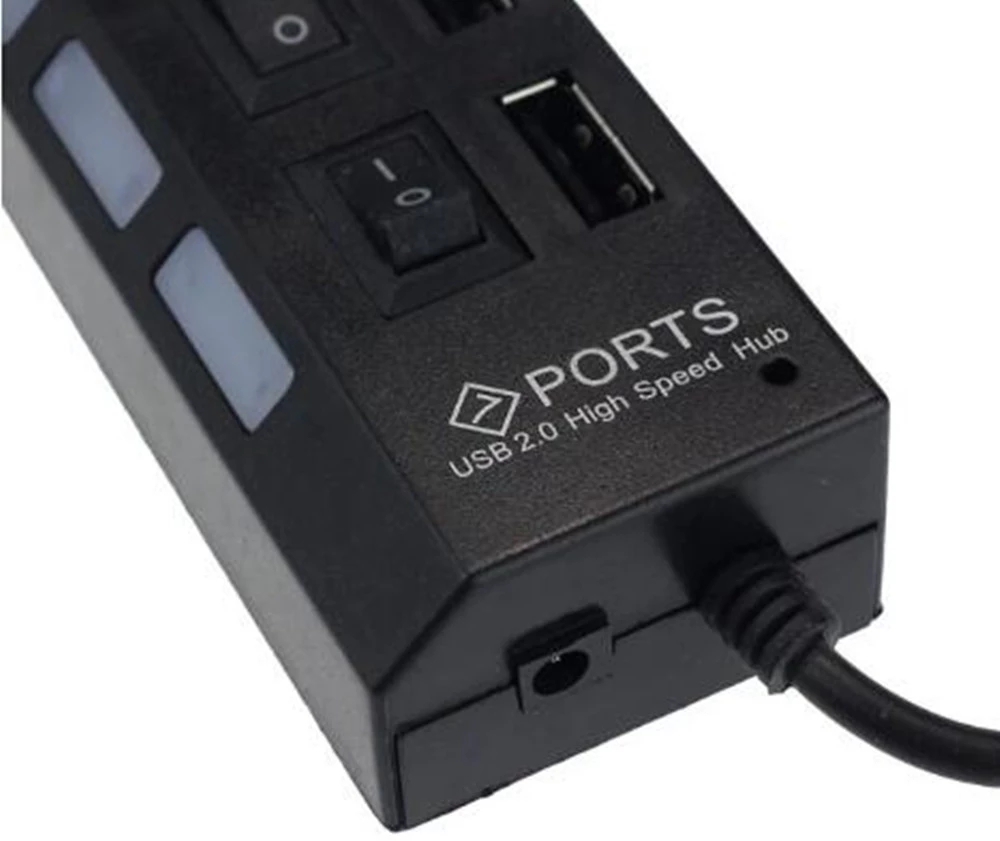 Rozdzielacz USB 2.0 z 7 portam – Desk Setup Usb Hub recenzja i cena