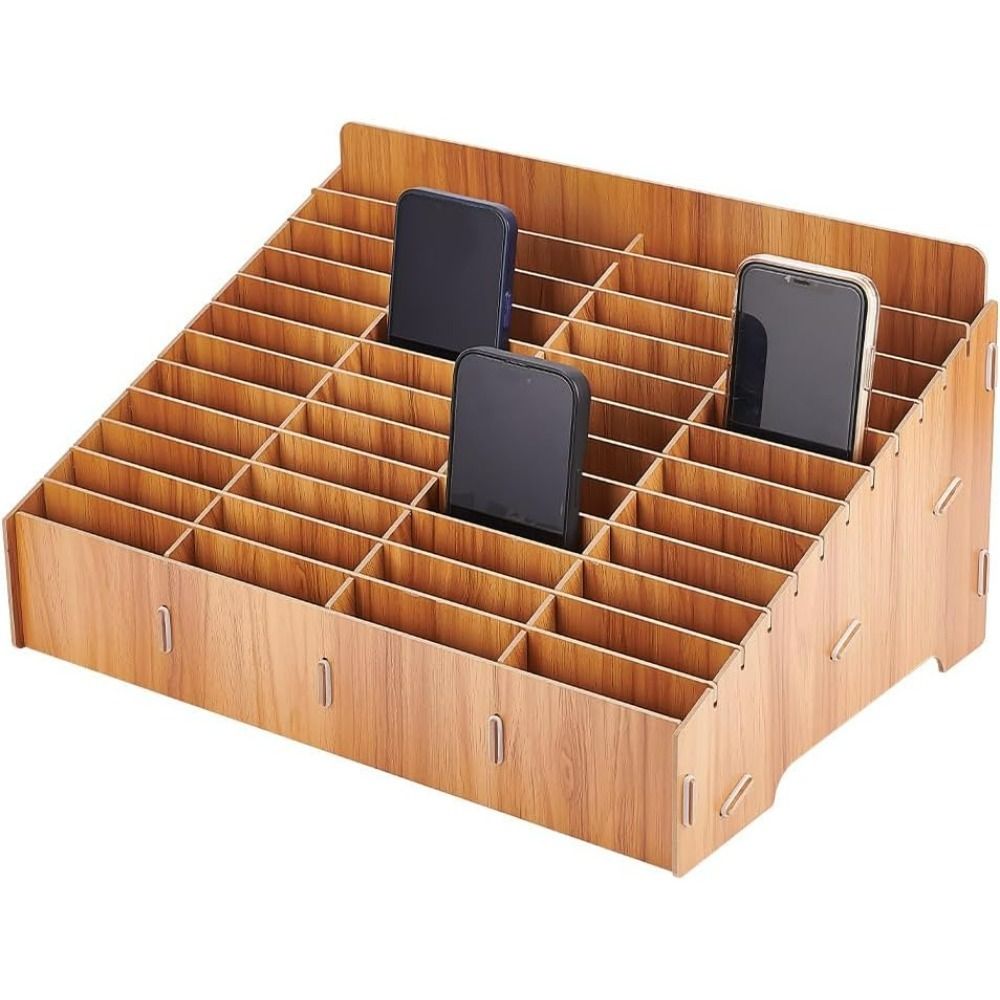 Pudełko na telefony z 12/24/36 – Desk Setup Wood recenzja i cena