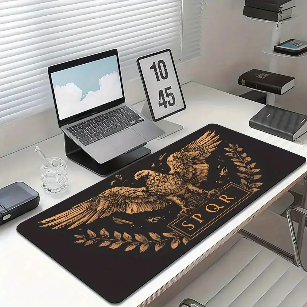 Złoto-brązowa czarna mata na b – Desk Setup Brown recenzja i cena