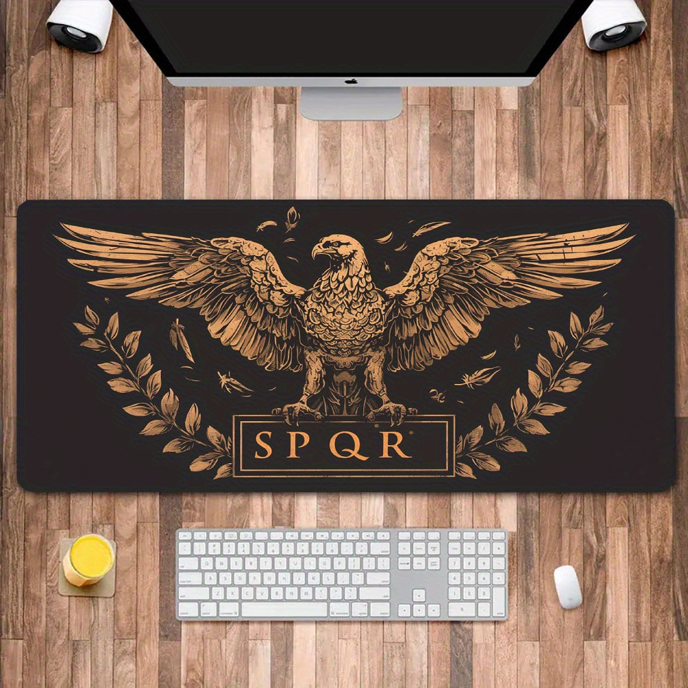 Złoto-brązowa czarna mata na b – Desk Setup Brown recenzja i cena