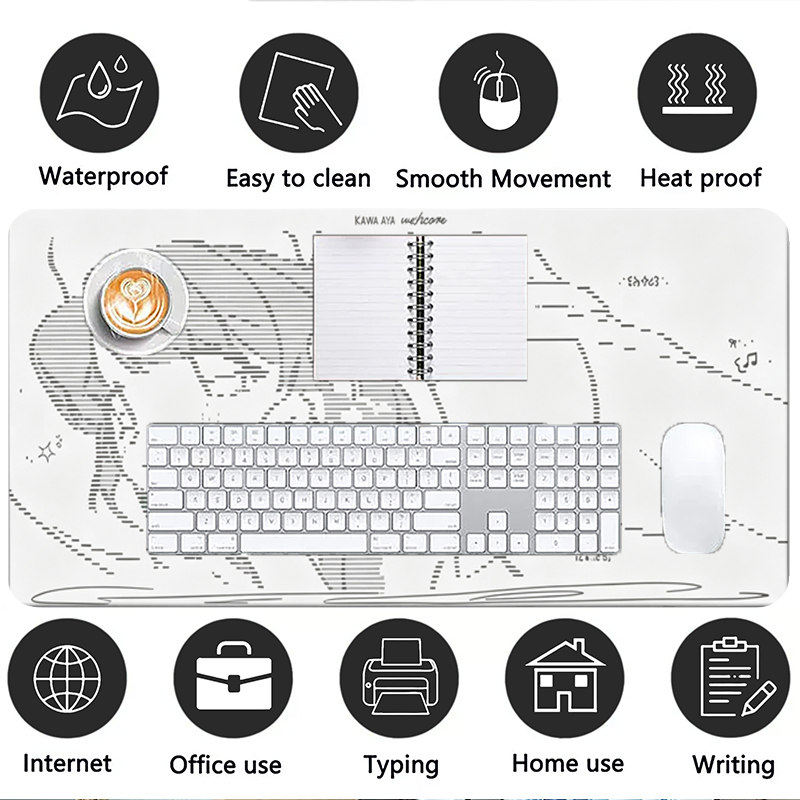 1 szt. Skórzana podkładka pod  – Desk Setup Rug recenzja i cena